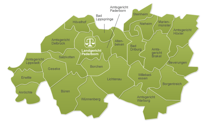 Bezirk Landgericht Paderborn